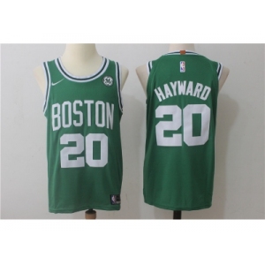 Nike NBA Boston Celtics #20 Gordon Hayward Jersey 2017-18 New Season Green Jersey