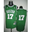 nba boston celtics #17 boston green(white number)