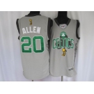 nba boston celtics #20 allen grey