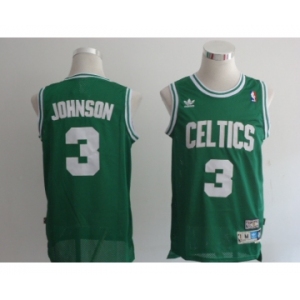 nba boston celtics #3 johnson green(fans edition)