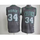 nba boston celtics #34 pierce black/grey[2012]