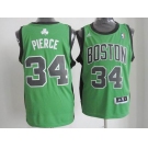 nba boston celtics #34 pierce green(black number)[revolution 30 swingman]