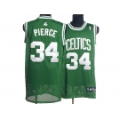 nba boston celtics #34 pierce green(white number)