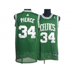 nba boston celtics #34 pierce green(white number)