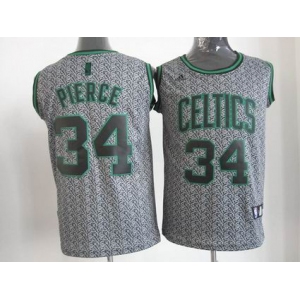 nba boston celtics #34 pierce grey[static fashion swingman]