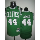 nba boston celtics #44 ainge green(white number)