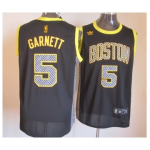 nba boston celtics #5 garnett black[2013 new]