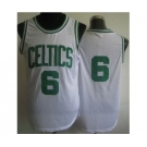 nba boston celtics #6 white