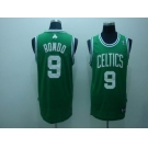 nba boston celtics #9 rondn green(white number)fans edition