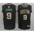 nba boston celtics #9 rondo black