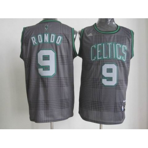 nba boston celtics #9 rondo black/grey[2012]