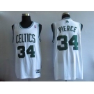 nba boston celtlcs #34 pierce white(fans edition)