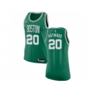 Women Nike Boston Celtics #20 Gordon Hayward Green NBA Swingman Icon Edition Jersey