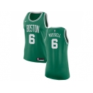 Women Nike Boston Celtics #6 Bill Russell Green NBA Swingman Icon Edition Jersey