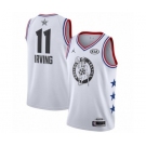 Women's Jordan Boston Celtics #11 Kyrie Irving Swingman White 2019 All-Star Game Basketball Jersey