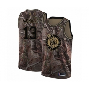 Women's Nike Boston Celtics #13 Marcus Morris Swingman Camo Realtree Collection NBA Jersey