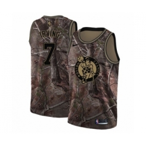 Women's Nike Boston Celtics #7 Jaylen Brown Swingman Camo Realtree Collection NBA Jersey