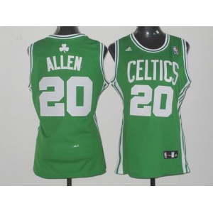 women nba boston celtics #20 allen green