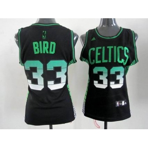 women nba boston celtics #33 bird black[limited edition]