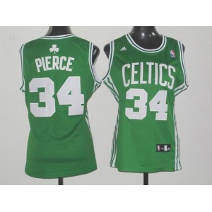 women nba boston celtics #34 pierce green