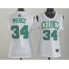 women nba boston celtics #34 pierce white