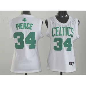 women nba boston celtics #34 pierce white