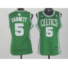 women nba boston celtics #5 garnett green