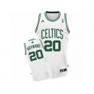 Youth Adidas Boston Celtics #20 Gordon Hayward Swingman White Home NBA Jersey