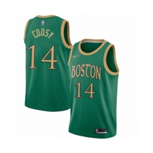 Youth Boston Celtics #14 Bob Cousy Swingman Green Basketball Jersey - 2019-20 City Edition
