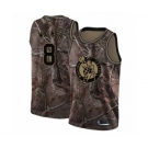 Youth Boston Celtics #8 Kemba Walker Swingman Camo Realtree Collection Basketball Jersey