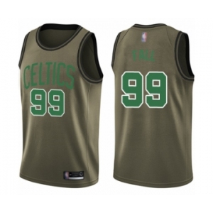 Youth Boston Celtics #99 Tacko Fall Swingman Green Salute to Service Basketball Jersey
