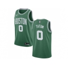 Youth Nike Boston Celtics #0 Jayson Tatum Green NBA Swingman Jersey
