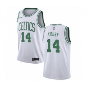 Youth Nike Boston Celtics #14 Bob Cousy Swingman White NBA Jersey - Association Edition