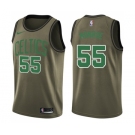Youth Nike Boston Celtics #55 Greg Monroe Swingman Green Salute to Service NBA Jersey