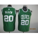 youth nba boston celtics #20 allen green