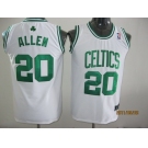 youth nba boston celtics #20 allen white