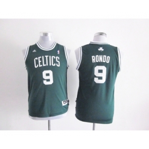 youth nba boston celtics #9 rondo green[revolution 30 swingman]
