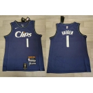 Clippers #1 James Harden Navy Nike 2023-24 City Edition Swingman Jersey