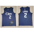 Clippers #2 Kawhi Leonard Navy Nike 2023-24 City Edition Swingman Jersey