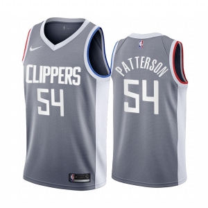 Los Angeles Clippers #54 Patrick Patterson Gray NBA Swingman 2020-21 Earned Edition Jersey