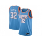 Men Nike Los Angeles Clippers #32 Blake Griffin Blue NBA Swingman City Edition Jersey