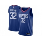 Men Nike Los Angeles Clippers #32 Blake Griffin Blue Stitched NBA Swingman Jersey