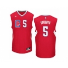 Men's Adidas Los Angeles Clippers #5 Marreese Speights Authentic Red Road NBA Jersey