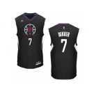 Men's Adidas Los Angeles Clippers #7 Sam Dekker Authentic Black Alternate NBA Jersey