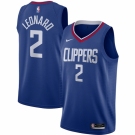 Men's LA Clippers #2 Kawhi Leonard Nike Royal 2020-21 Swingman Jersey