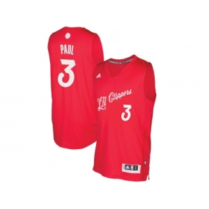 Men's LA Clippers #3 Chris Paul Red 2016 Christmas Day NBA Swingman Jersey