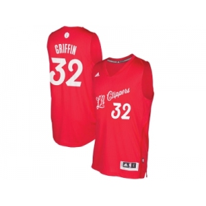 Men's LA Clippers #32 Blake Griffin Red 2016 Christmas Day NBA Swingman Jersey