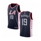 Men's Los Angeles Clippers #19 Rodney McGruder Authentic Navy Blue Basketball Jersey - City Edition