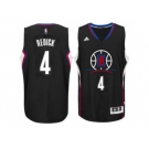 Men's Los Angeles Clippers #4 J.J. Redick adidas Black New Swingman Alternate Jersey