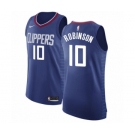 Men's Nike Los Angeles Clippers #10 Jerome Robinson Authentic Blue NBA Jersey - Icon Edition